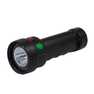 China 3.7V IPX5 High Power LED Torch Light Rechargeable Red Green For Railway on sale