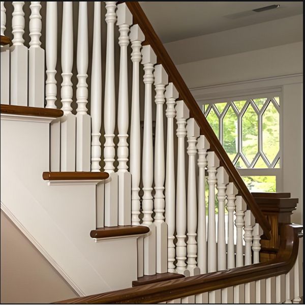 Modern Stair Railing Galvanized Safety Design Easy Install Indoor Outdoor