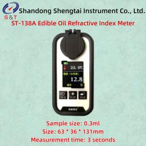 3 Second Measurement Edible Oil Refractive Index Meter Sample 0.3ml Range 1.3330-1.5284