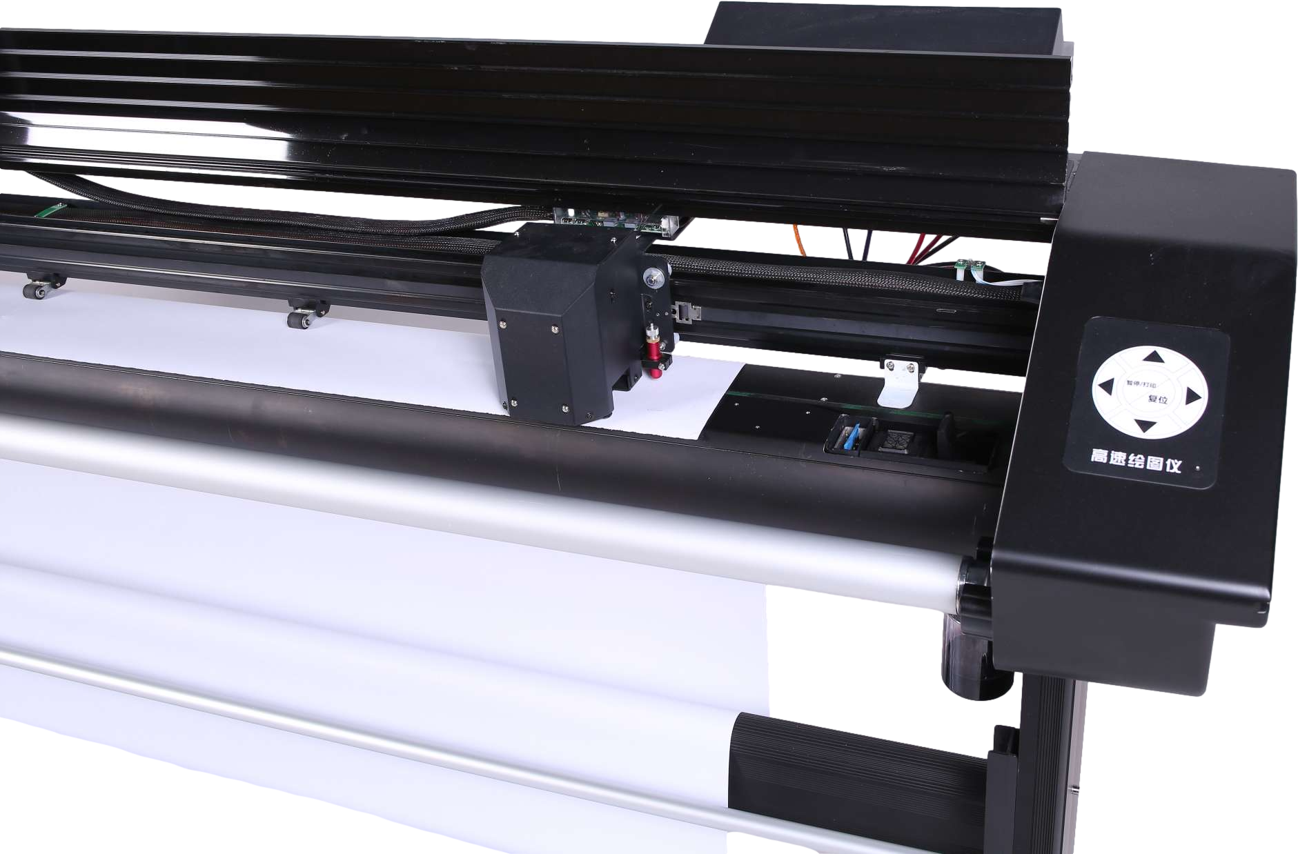 Retail Full Color Large Format Inkjet Plotter , Inkjet Pattern Plotter Printer 120sqm/h