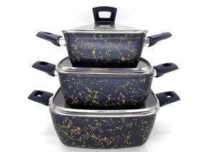 Recyclable Kitchen Cooking 3.0mm Non Stick Soup Pot