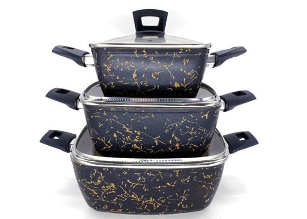 Quality Recyclable Kitchen Cooking 3.0mm Non Stick Soup Pot for sale