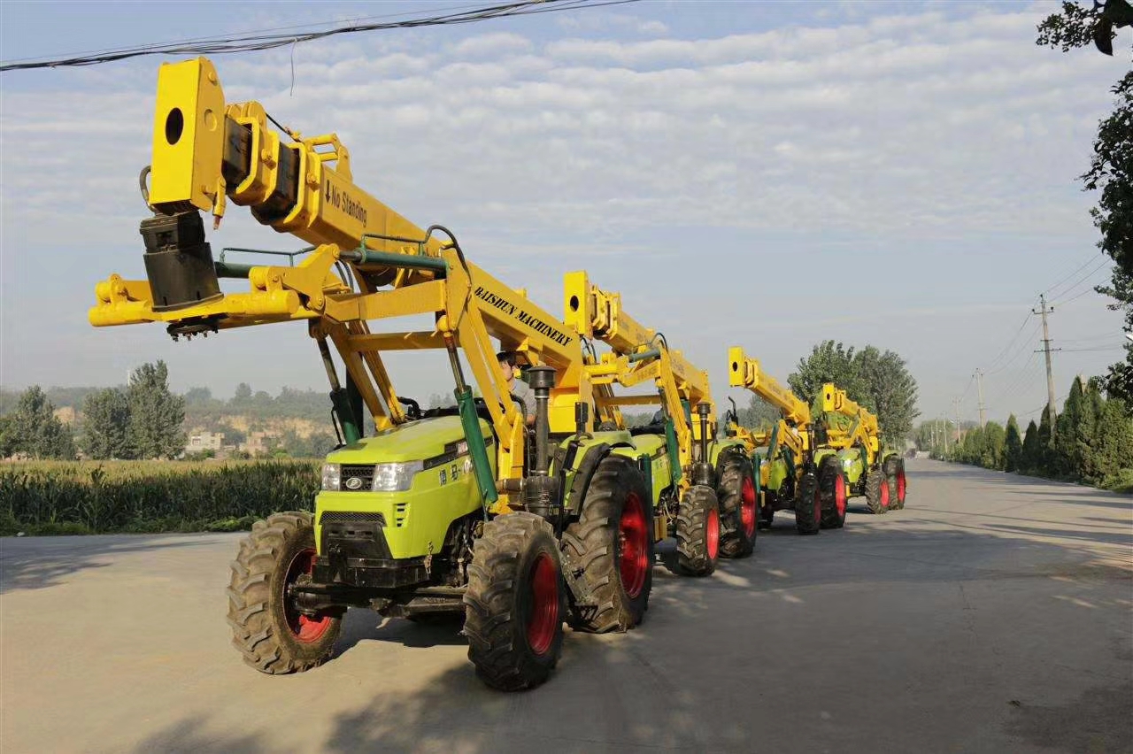 Utility Pole Installation Machine With Small Farm Ground Hole Drilling Machine Earth Auger