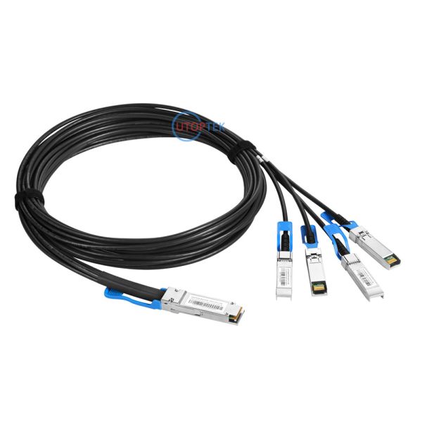 100G QSFP28 to 4xSFP28 Passive Direct Attach Copper (DAC) Twinax Cables 0.5m-3m for data center
