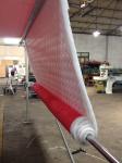 Industrial Fabric Cotton Automatic Rolling Machine device 200 W 15 M/Min Roll