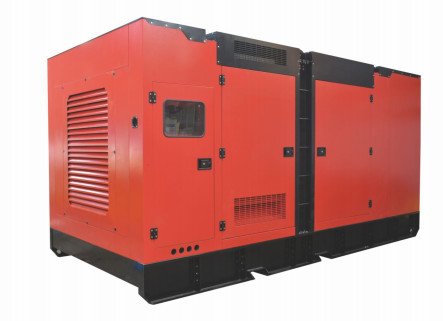 Red 250kw-520kw Customized Cummins Generator Set with Deep Sea Control Panel Design