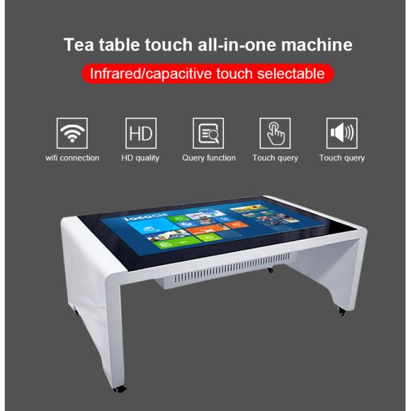 IP67 Waterproof Interactive Multi Touch Screen Kiosk Display 43 55 Inch