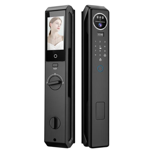 Quality Tuya Intercom Camera 3D Face Recognition Smart Intelligent Digital Smart Home Door Lock for sale