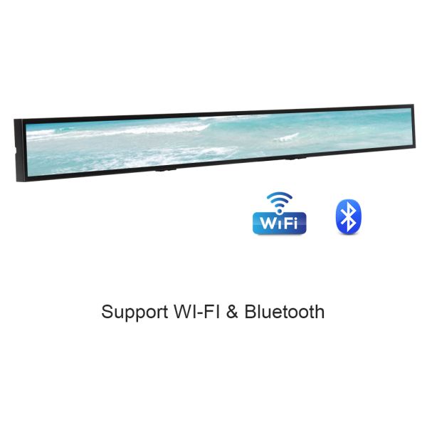 23.1 Inch Stretched Bar Shelf Edge Display Closed Frame Capacitive Touch Panel