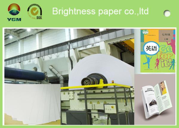 Quality A4 Compatible Offset Printing Paper / Book Printing Paper High Brightness for sale