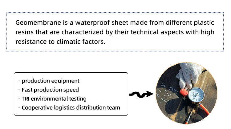 1m-10m Width HDPE Geomembrane Liner for Fish Shrimp Farm Welding Machine to Benefit Farms