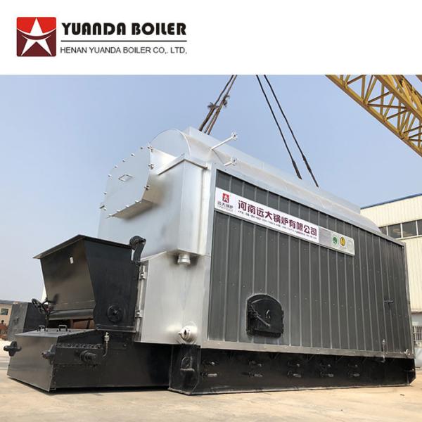 Quality DZL Chain Grate Stoker 4 Ton Coal Fired Steam Boiler For Rice Mill Plant for sale