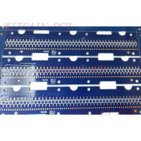 Quality FR4 Substrate Material Double Layer PCB Blue Solder Mask Ink for sale