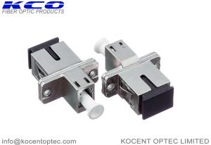 China LC-SC Female Fiber Optic Hybrid Adapter Single Mode Simplex Metallic wholesale