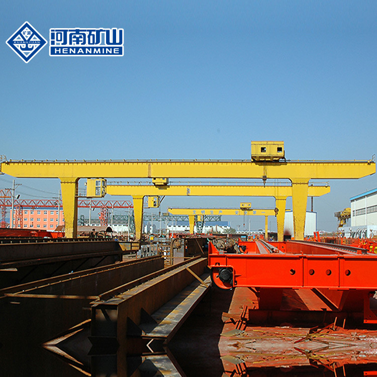 China Pendant Control Single Girder Gantry Crane 20m / Min Traveling Speed Box Type wholesale