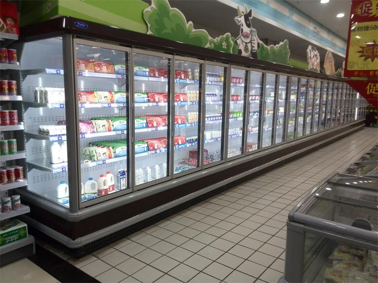 Beverage Cooler Multideck Display Fridge With Digital Temperature Controller