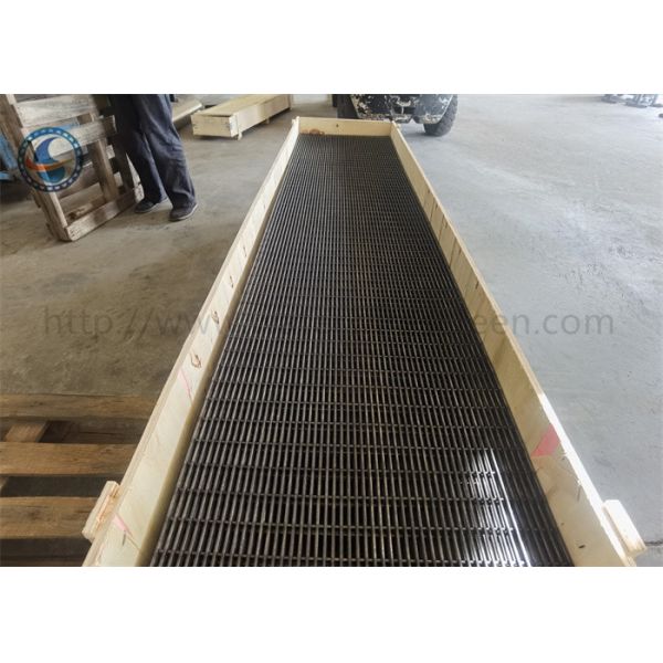 Stainless Steel Welded Wedge Wire Screen Sieve Plate For Coal Washer