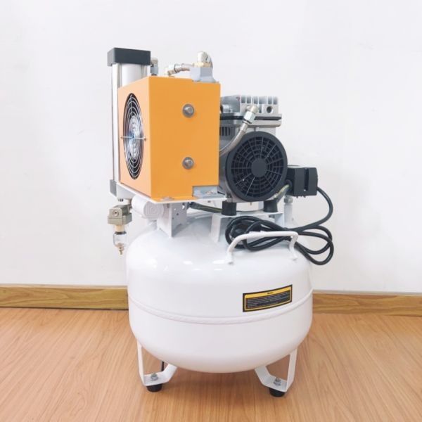 Oil Free Dental Air Compressor With Dryer 32L Silent Vaccum Pump Compressor