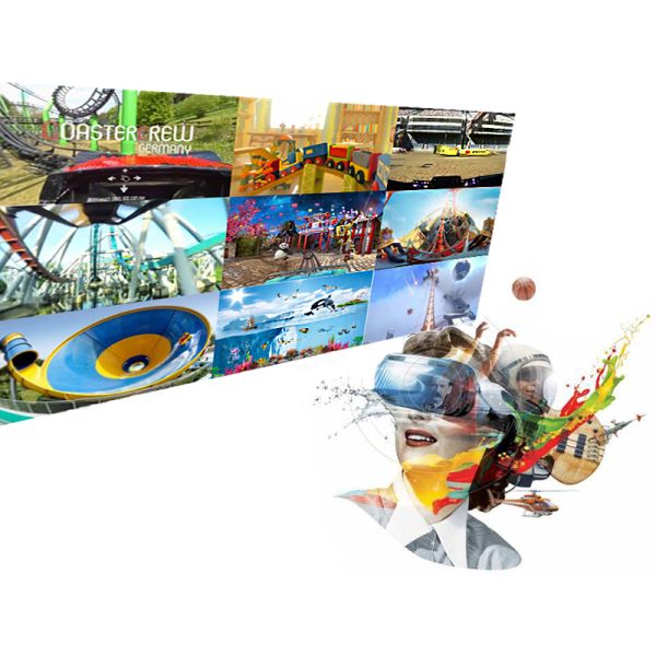 Shopping Center Virtual Reality Simulator Red Color CE RoHS SGS Certificate