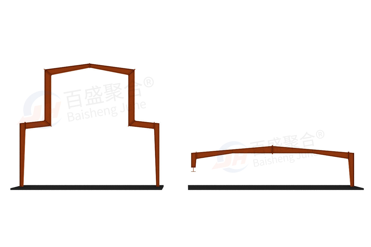Q235B / Q345B Corrugated Sheet Metal Shed Corrugated Steel Buildings Carport