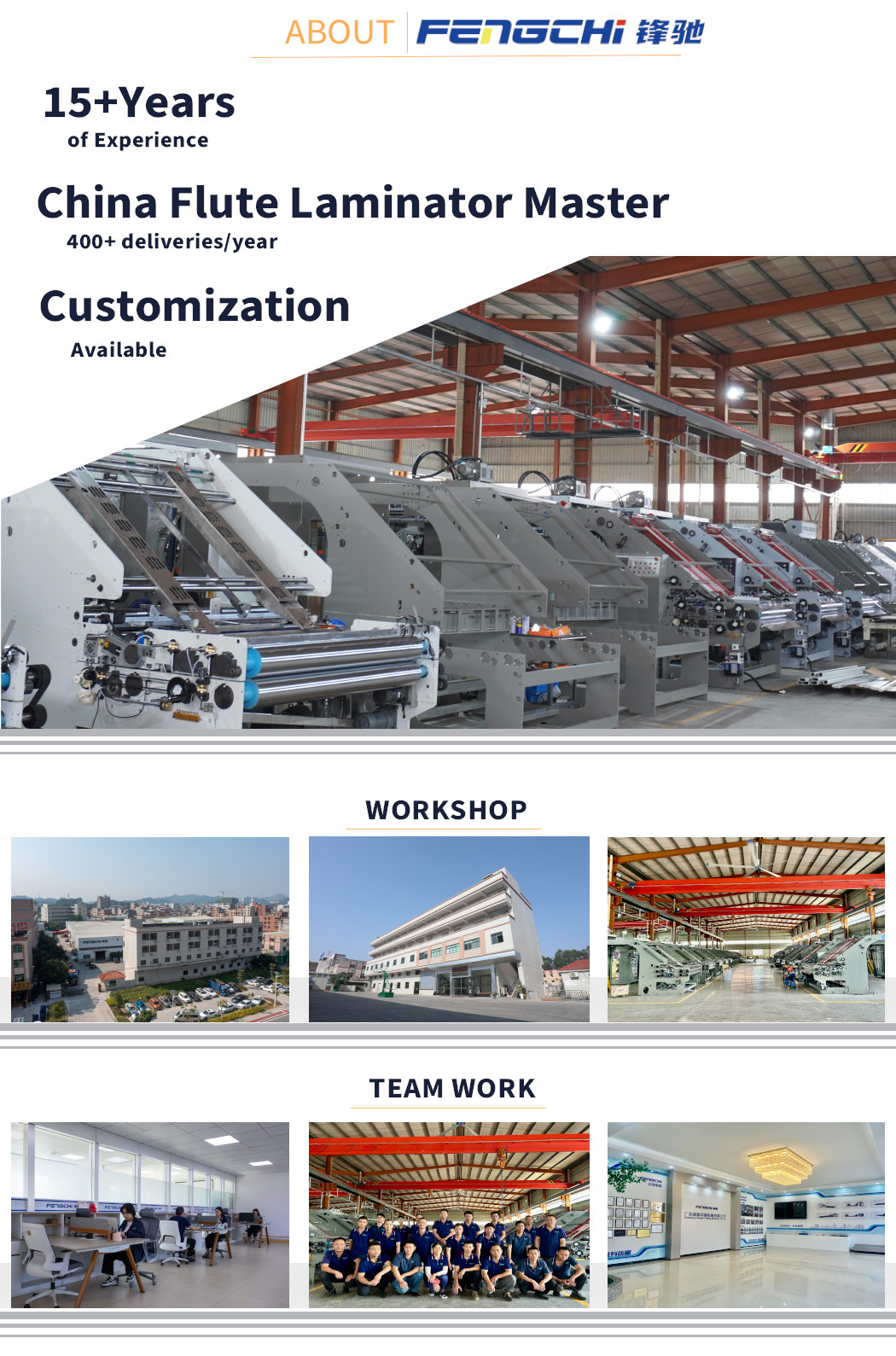 Full Servo Controlled 3ply Flute Laminator Machine