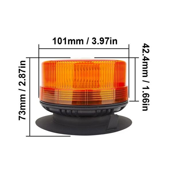Amber Signal Beacon 10V - 110V Beacon Lights For Trucks Tractor Car