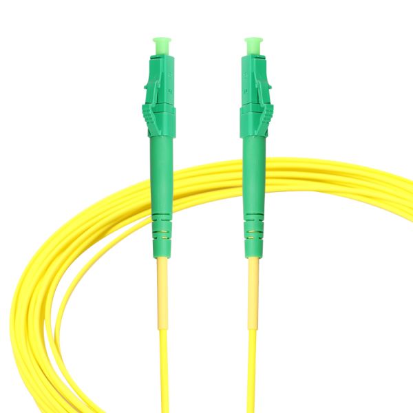 Yellow Multimode Fiber Patch Cable , Patch Cord 3 Meter UPC PC APC SC LC ST FC