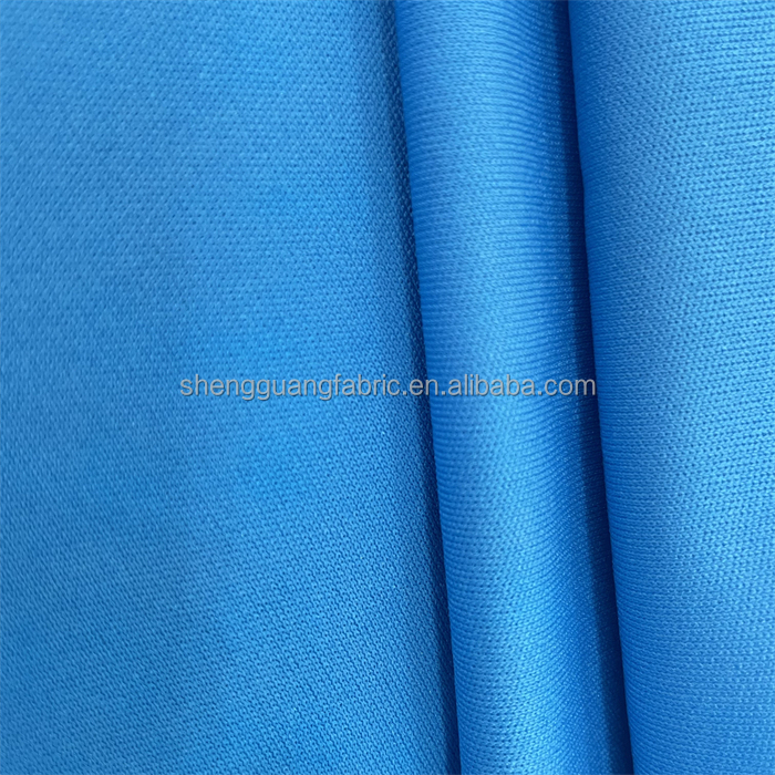 100% Polyester Double Faced Lining Fabric for Loungewear MINT Waterproof Knit Material