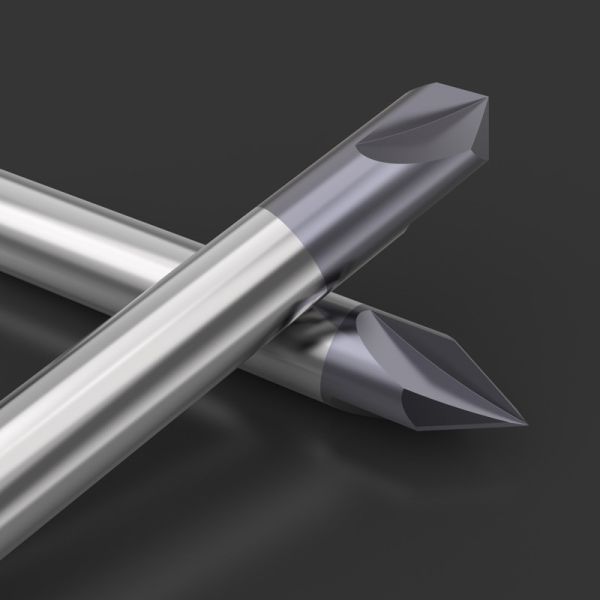 Solid Tungsten Carbide End Mills 2 Flutes Chamfering 16mm End Mills