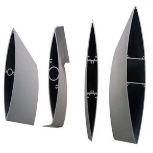 China 6063-T5 Anodized Aluminium Louvre Extrusions Aluminium Frame Shutter on sale