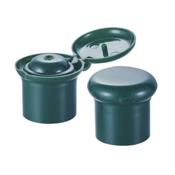 28 / 410 Plastic Screw Caps Mushroom Shape For Shampoo / Body Lotion Bottle