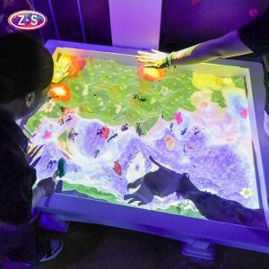 China Durable Laser AR Sandbox Teaching Geography Interactive Projection Sandbox wholesale