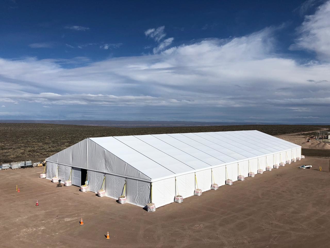 Heavy Duty Aluminum Frame Storage Warehouse Tent For Industrial Logistics
