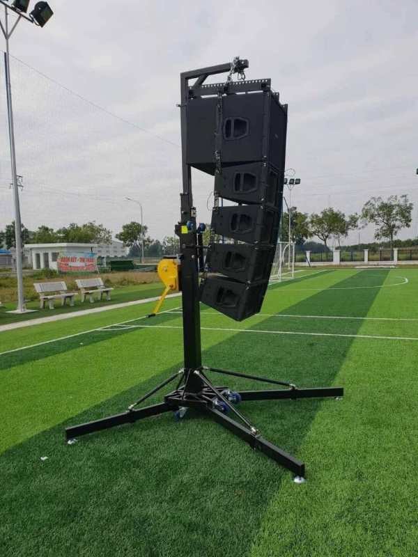 Heavy Duty DJ Folding Line Array Truss Speaker Crank Up Stand