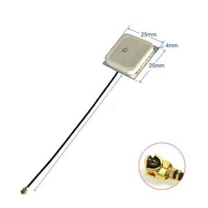LNA Amplifier Active GPS Ceramic Patch Antenna 28dB High Gain with Filter 25*25*8mm R.H.C.P