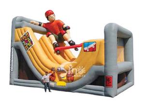 China Custom extreme u shaped slide skateboard inflatable slide wholesale
