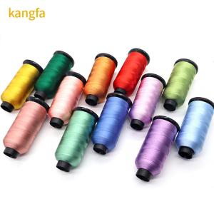 Boho Thousand Color 100% Viscose Rayon Mercerized Embroidery Thread Filament Yarn Type