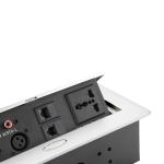Customize Desktop Pop Conference Table Socket Telephone Audio Terminal Box