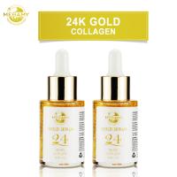 China 24k Gold Foil Organic Face Serum Anti Aging For Combination Skin for sale
