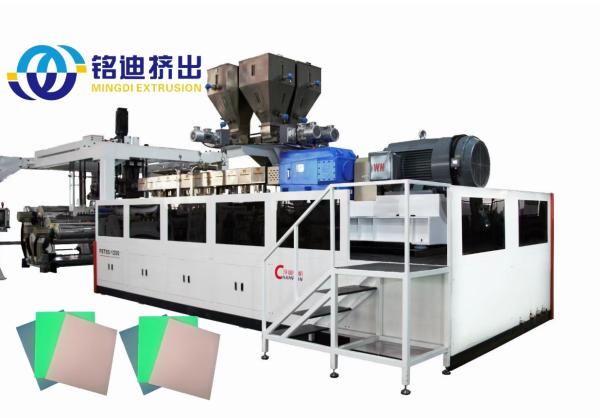 Quality MINGDI PMMA Acrylic GPPS Plastic Optical Sheet Production Line Sheet Extruder for sale