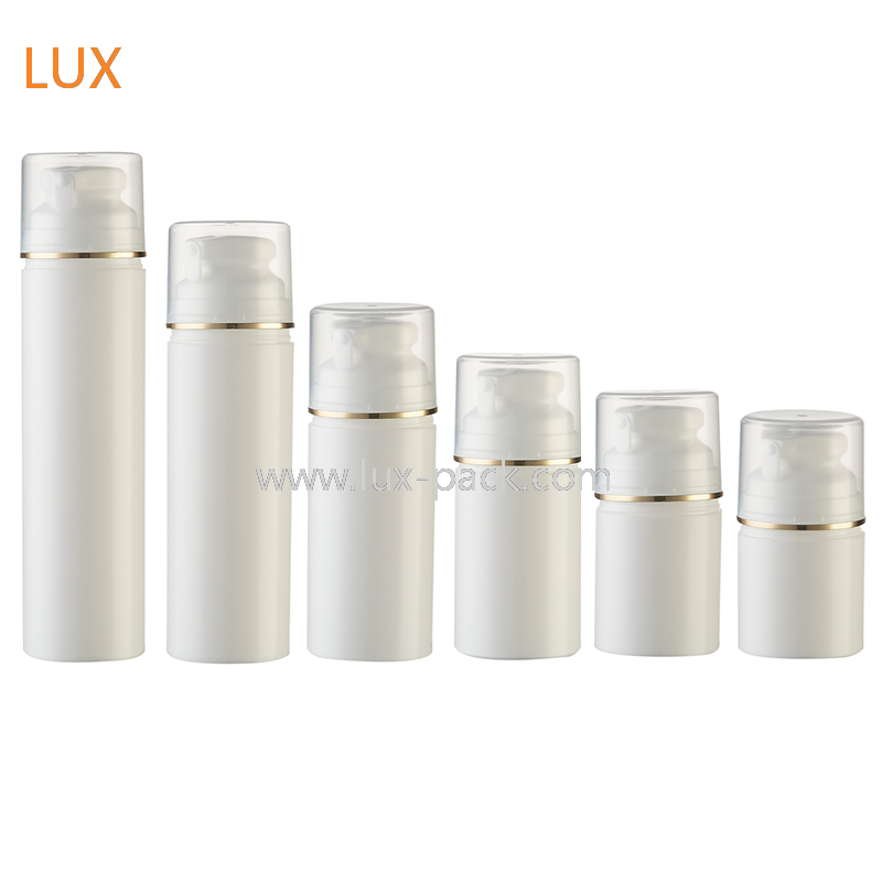30ml 50ml 100ml Airless Pump Bottle with AS or PETG Material