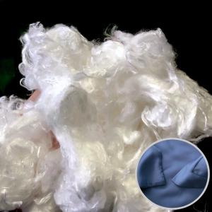 China Raw White Lyocell Fiber 1.2 /1.4D×38mm For Sleepwear / Underwear Production wholesale
