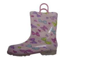 China Rainy Day Pretty Practical Handle OEM Kid Rain Boot TIANO wholesale