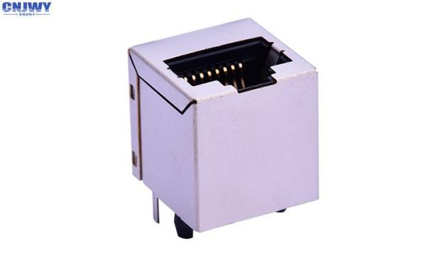 Quality Single Port Rj45 Network Connector 10P8C 180 Degree Rated Current 1.5A for sale