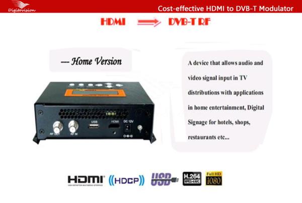 Quality Cost-effective HDMI to DVB-T Modulator for sale