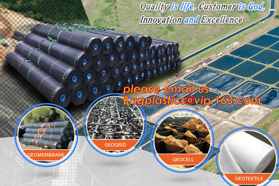 HDPE Geomembrane for Stock Water Tanks Liner,seepage-proofing HDPE film, 00:10 Fish Farm Pond Liner HDPE Geomembrane p