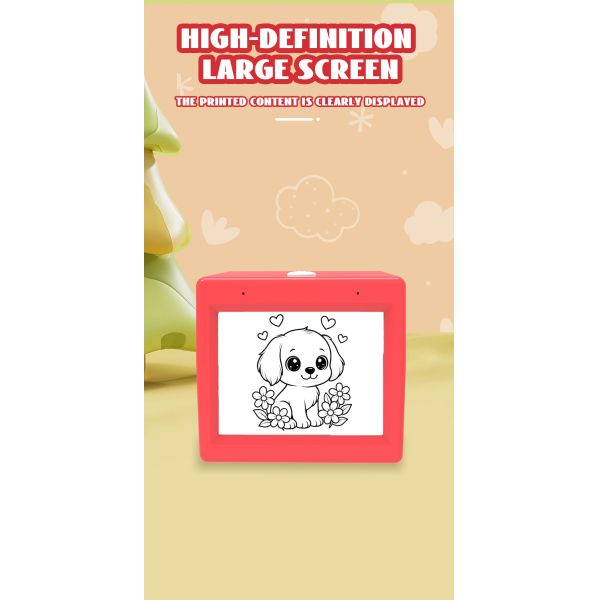 AI New Voice Text Picture Printing Mini Convenient Printer WIFI Can Connect To Mobile Phone Parent-child Interaction