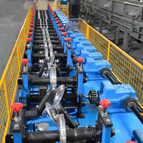 1.5mm-2.5mm Upright Racking Roll Forming Machine Teardrop Upright Racking Making Machine