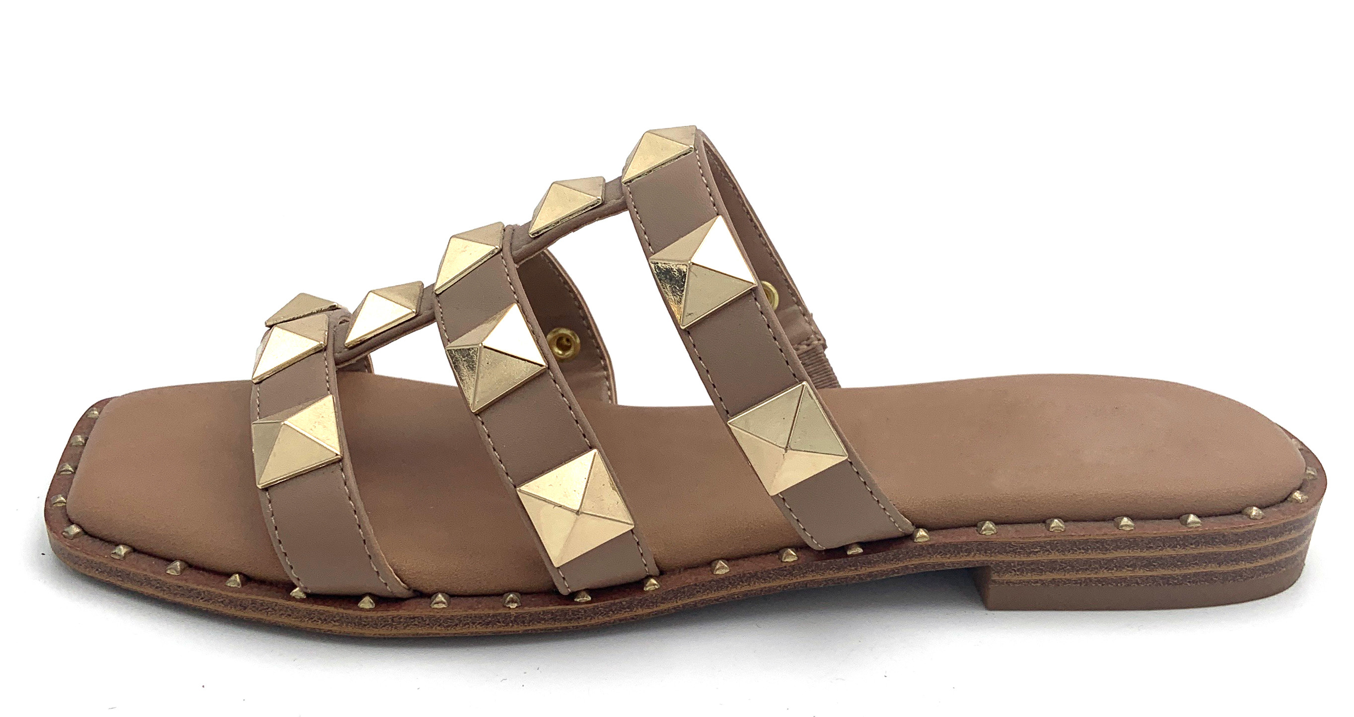 Female Summer Flat Sandals Buckle Closure Casual Comfortable Style