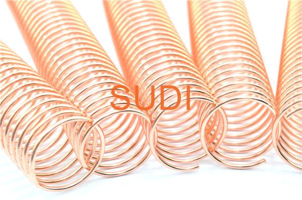 Quality Single Wire 7/16" Metal Spiral Binding Coils For Sketch Books for sale